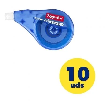 Tipp-Ex Easy Correct Cinta Correctora 4,2mm x 12m (Pack de 10 unidades)